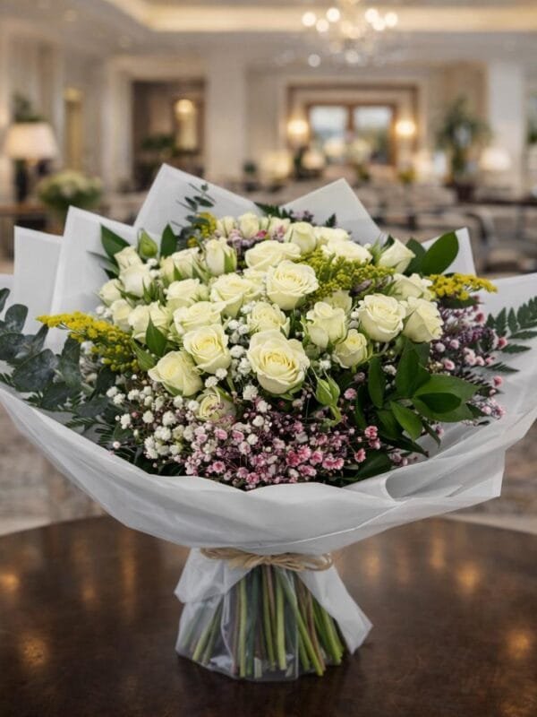 أبيض ثمانية غلاف أبيض