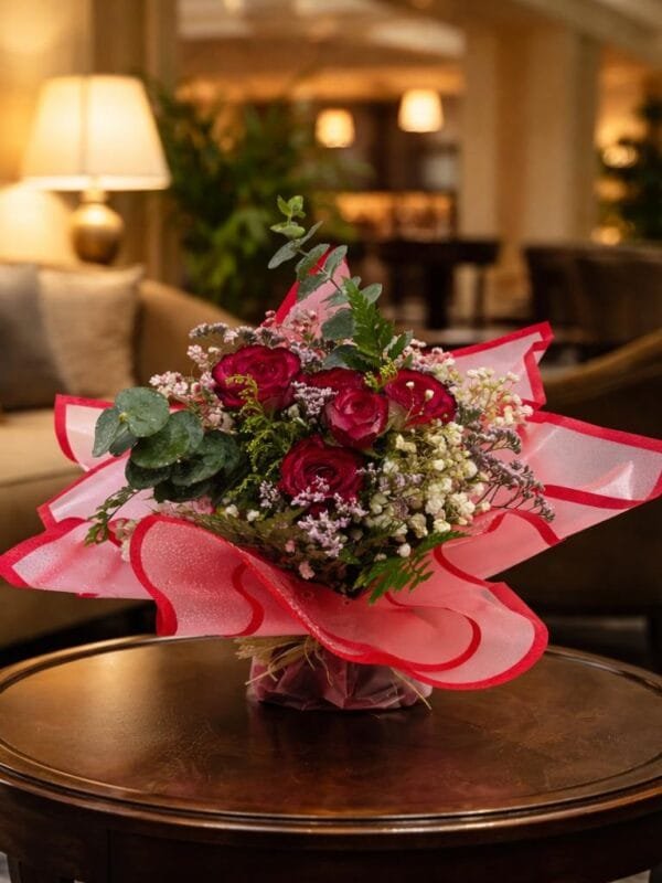 احمر دبل واحد غلاف احمر