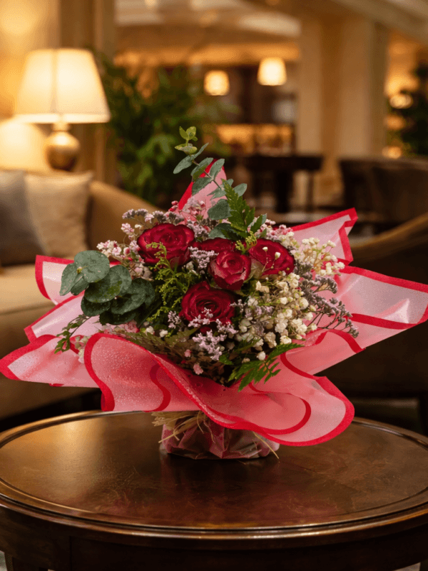 دبل احمر واحد غلاف احمر