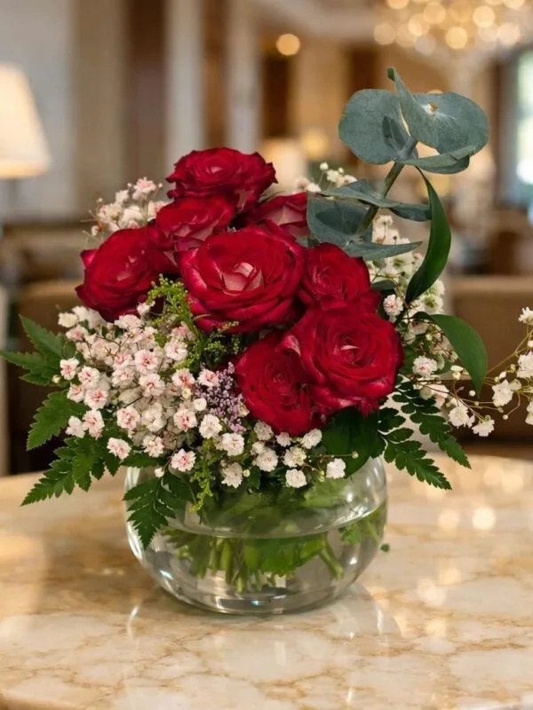 فازة احمر دبل اثنين