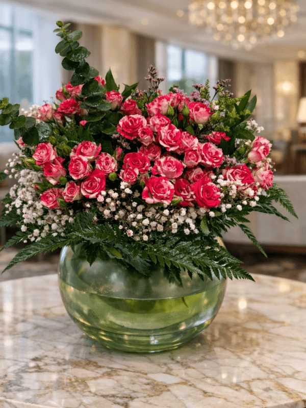 فازة احمر دبل اثنى عشر