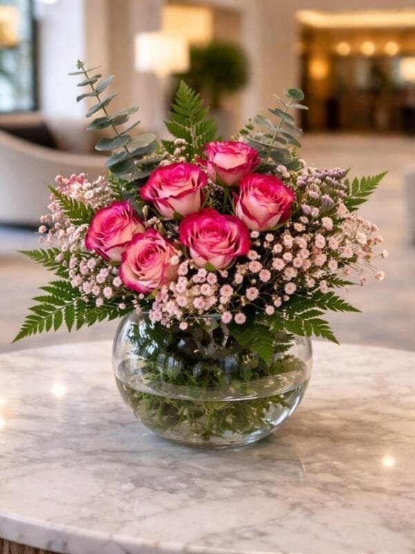 فازة احمر دبل واحد