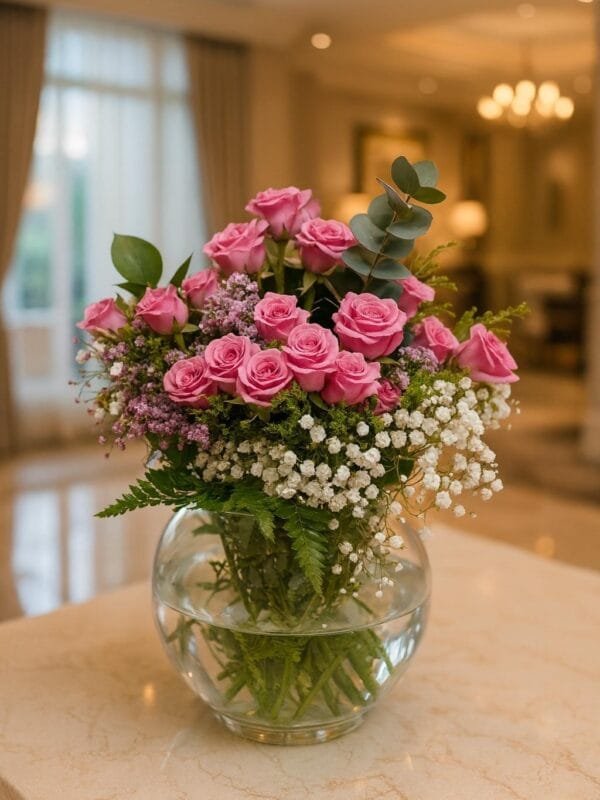 فازة زهري اربعة