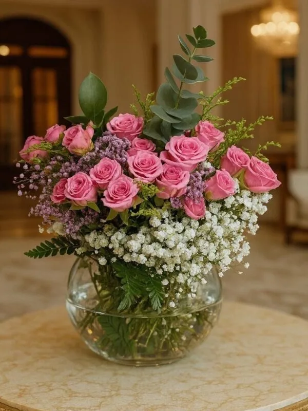 فازة زهري ثلاثة