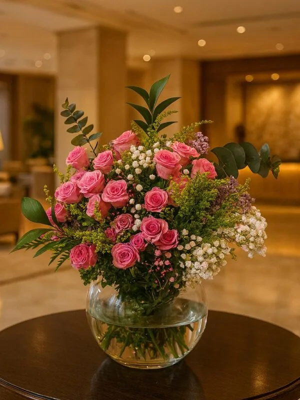 فازة زهري ستة من زهرتي الرياض